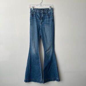 7 For All Mankind: Classic Blue Flared Women's Jeans